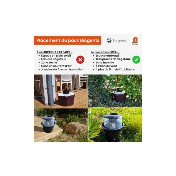 Pack XXL action complète attrape moustique et larves