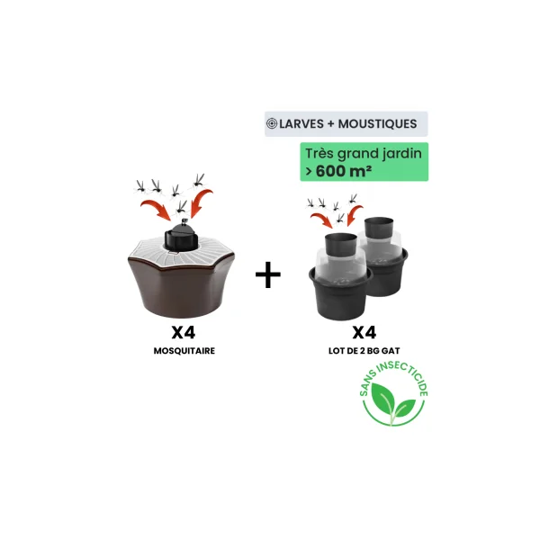 Pack XXL action complète attrape moustique et larves