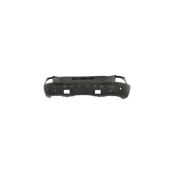Pare chocs arrière inférieur pour RENAULT KADJAR depuis 2015, noir gaufré, 2 trous radar et trous moulures, Neuf