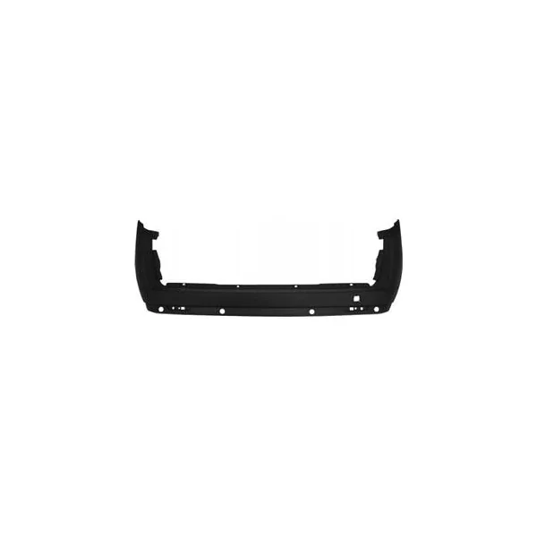 Pare chocs arrière pour OPEL COMBO IV D, 2010-2014 (2 portes arrière - Natural Power), noir, trous radar