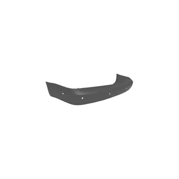 Pare chocs arrière pour VOLKSWAGEN CADDY III ph. 2, 2010-2015, modèle LIFE, 6 trous radar, châssis long, à peindre
