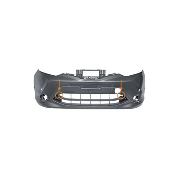 Pare chocs avant pour NISSAN QASHQAI II ph. 1 2014-2017, trous capteurs radar, park assist