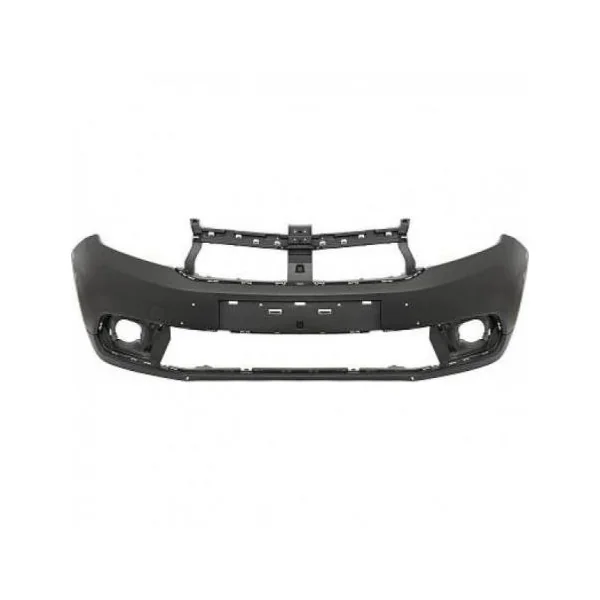 Pare-chocs avant pour DACIA SANDERO STEPWAY II phase 2 du 11/2016 au 12/2020, noir, surface lisse, Neuf à peindre