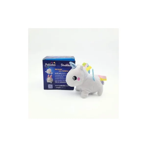 Peluche veilleuse licorne