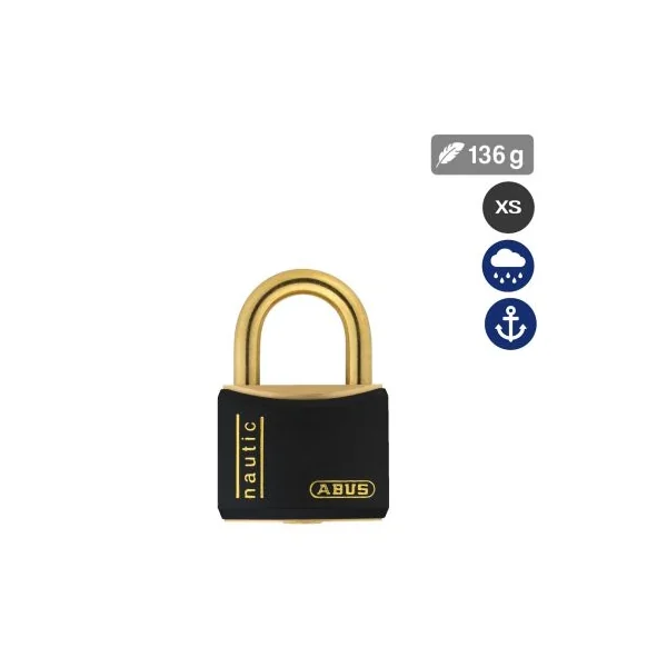 Petit cadenas à clé Abus T84MB spécial milieu salin