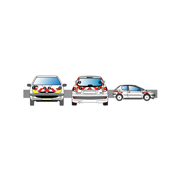 PEUGEOT 206 KIT BALISAGE