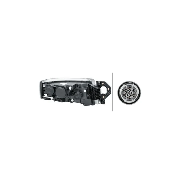 Phare Avant Gauche pour Renault Premium DXI (2006) – Cuve Chromée