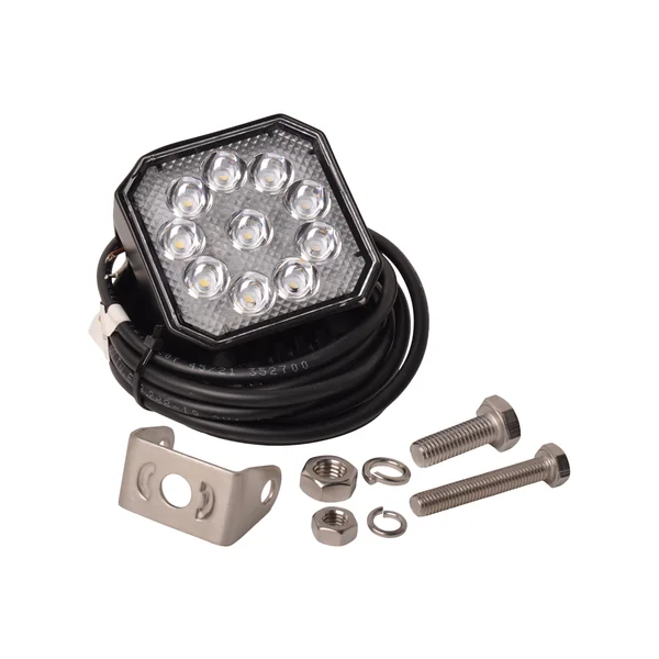 Phare de travail Aspock LED 12/24V avec interrupteur - inclut le support de montage