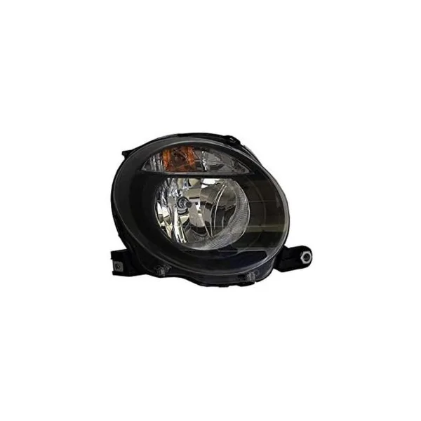Phare Optique avant droit pour FIAT 500 phase 1, 2007-2015, H7, (supérieur), noir, Magnetti Marelli