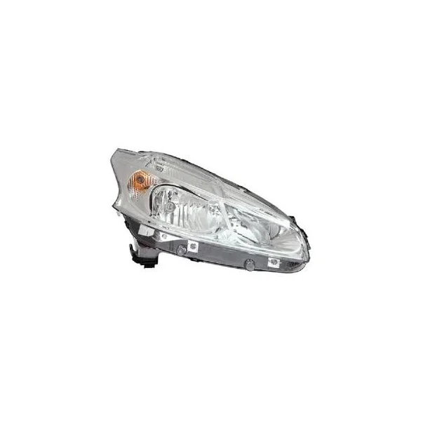 Phare Optique avant droit pour PEUGEOT 208 phase 2, 2015-2019, H7+H7, Neuf