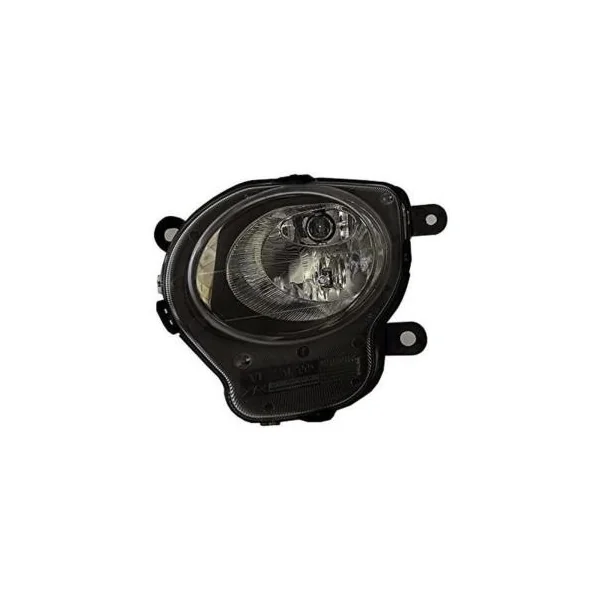 Phare Optique avant gauche pour FIAT 500 phase 1, 2007-2015, H1, (inférieur), noir, Magnetti Marelli
