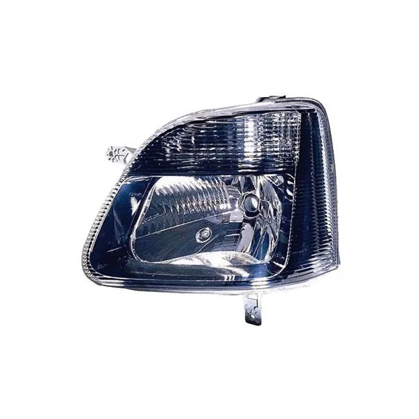 Phare Optique avant gauche pour OPEL AGILA 2002-2008, H4, corps noir, Neuf