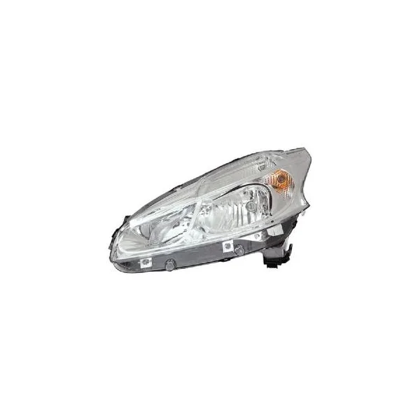 Phare Optique avant gauche pour PEUGEOT 208 phase 2, 2015-2019, H7+H7, Neuf