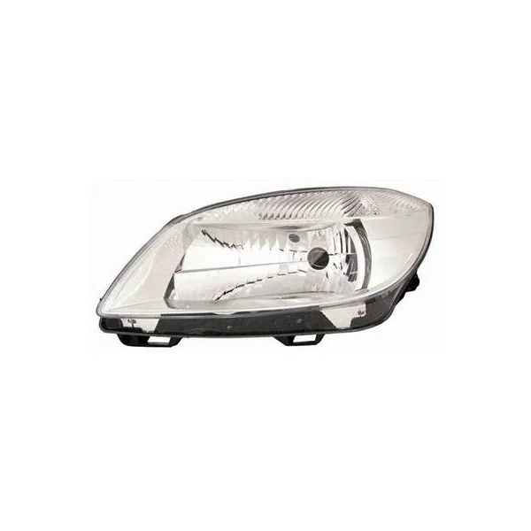 Phare Optique avant gauche pour SKODA FABIA II ph. 2 2010-2014, H4, Neuf