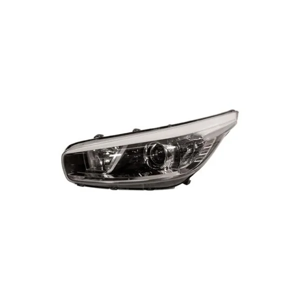 Phare Optique avant gauche électrique pour KIA CEE D, 2012-2015, avec moteur, fond noir, Mod. 5 portes, Mod. GT-LINE, Neuf