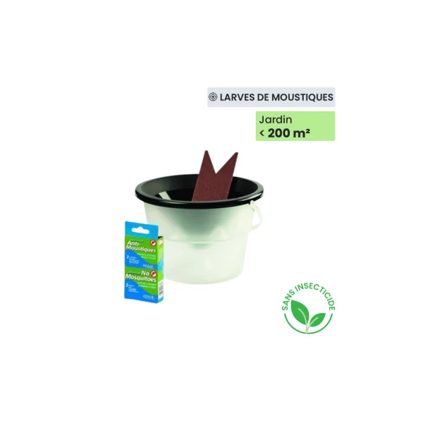 Piege moustique spécial larves