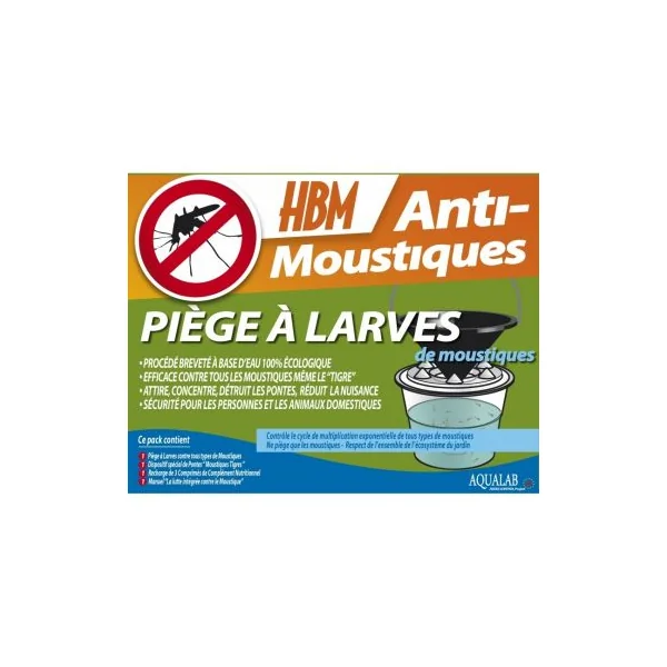 Piege moustique spécial larves