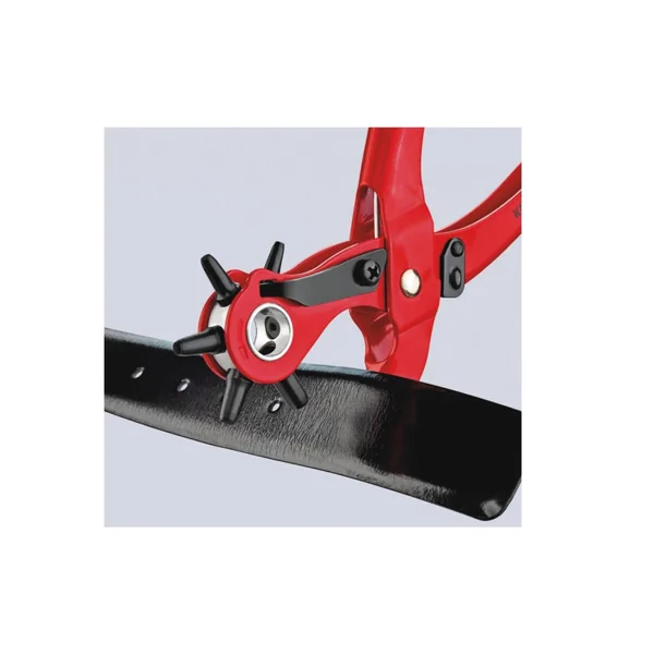 Pince Emporte-Pièces Révolver 220mm – 6 Buses Interchangeables pour Cuir, Plastique, Tissu