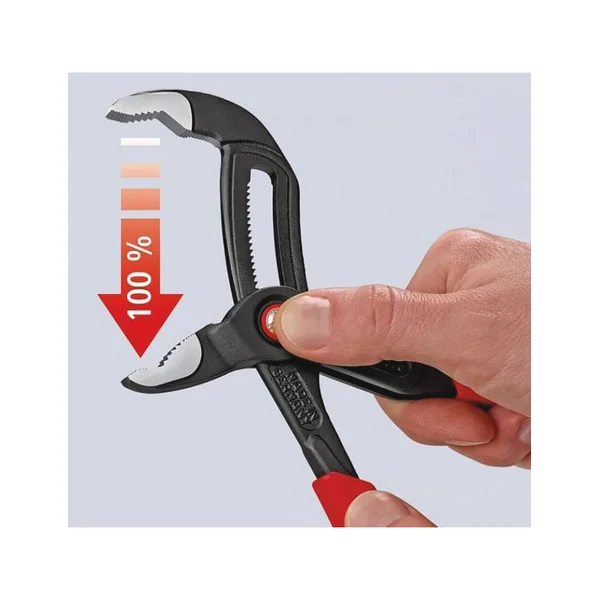 Pince multiprise entrepassée avec bouton poussoir Cobra® QuickSet 250 mm