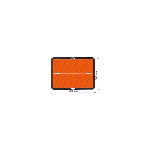 Plaque de Danger Aluminium Orange Pliable ADR - 400 x 300 mm