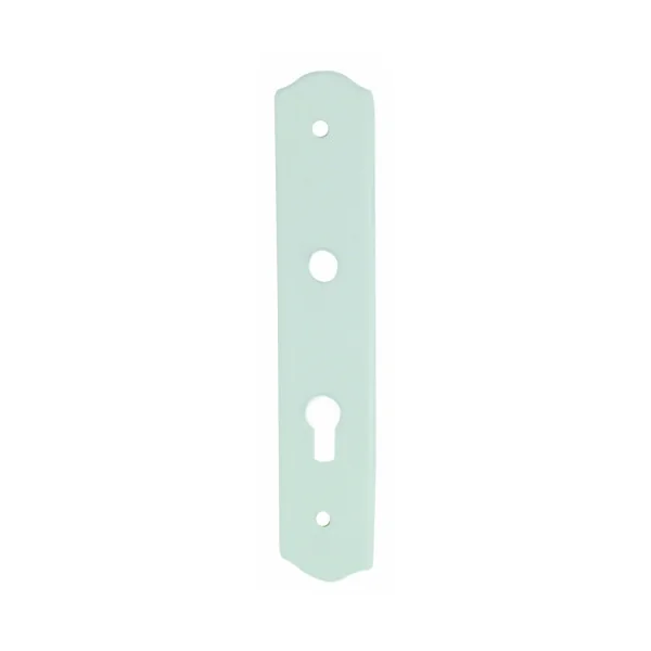 Plaque Simple Porcelaine BLANC Cylindre