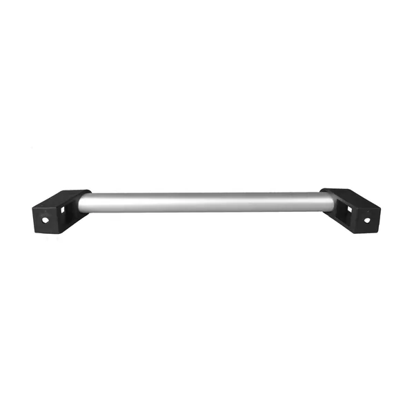 Poignée aluminium 300x20 mm - argent/noir