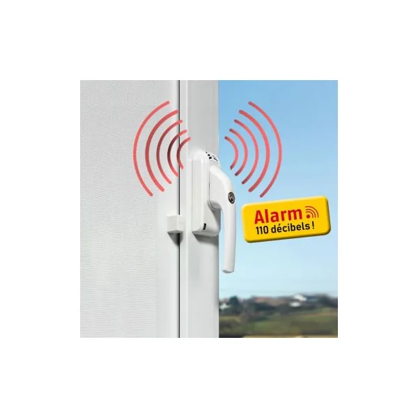 Poignée de fenêtre à clé avec Alarme Abus FG300A