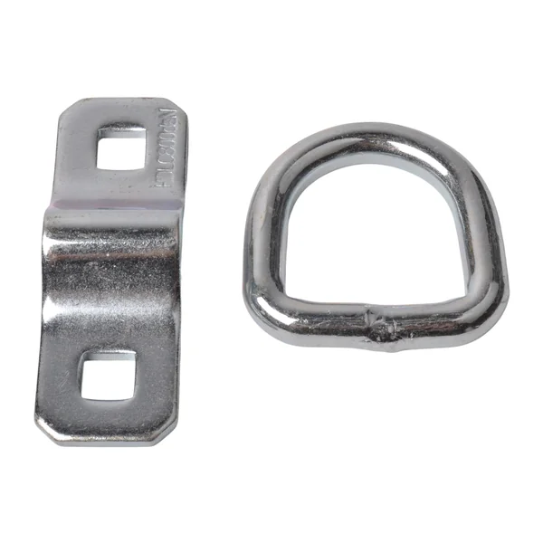 Point d'arrimage / anneau d'arrimage - en 2 parties - 91x31 mm - Ensemble de 4 pièces