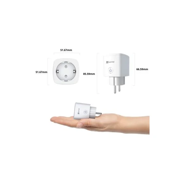 Prise connectée programmable wifi Ezviz T30A
