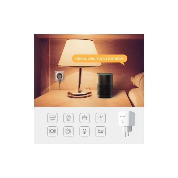Prise connectée programmable wifi Ezviz T30A