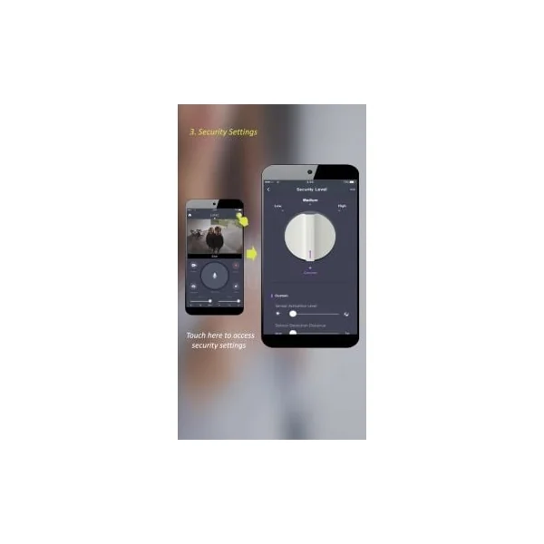 Projecteur LED avec caméra wifi intégrée Secury'Light