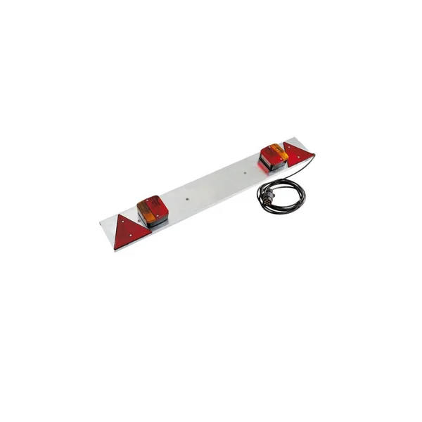 RAMPE D ECLAIRAGE 1 mètre POUR REMORQUE BAGAGERE SANS FEU ANTI- BROUILLARD ( câble de 4 mètres )