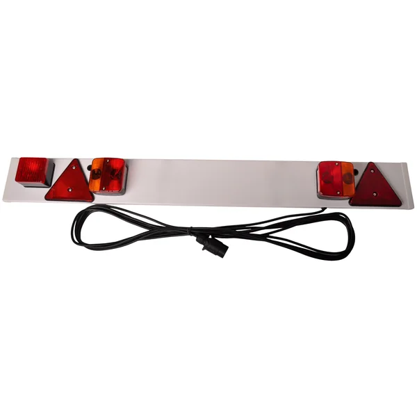 Rampe de signalisation pour remorque avec câble de 8 mètres - 122 cm - 7 broches