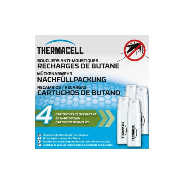 Recharge butane repulsif moustique Thermacell 4x 12h