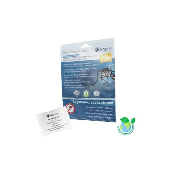 Recharge piege a moustique Sweetscent Biogents 2 mois
