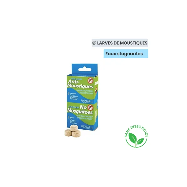 Recharge piege moustique special larves 3cp