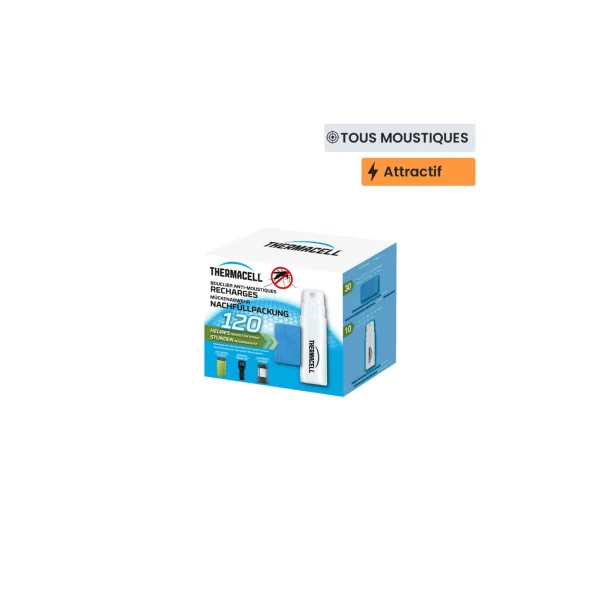 Recharge repulsif moustique 120 Heures Thermacell