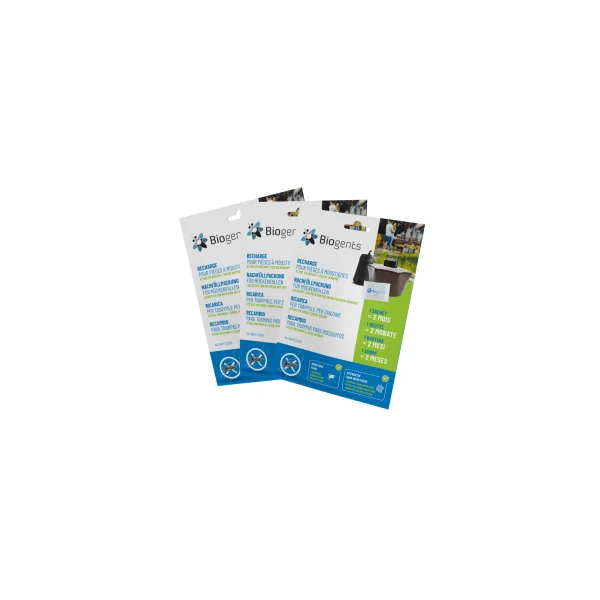 Recharges Biogents piège anti moustique sweetscent : 6 mois Pack saison