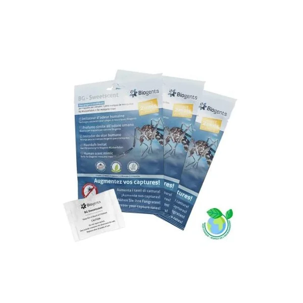 Recharges Biogents piège anti moustique sweetscent : 6 mois Pack saison