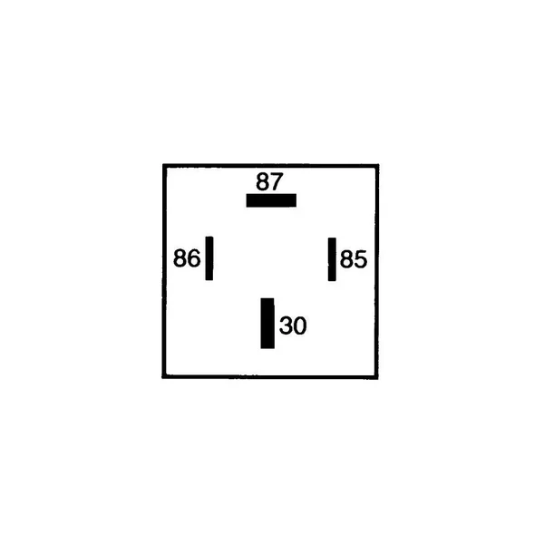 RELAIS 12V 50A 4 BROCHES HELLA avec resistance