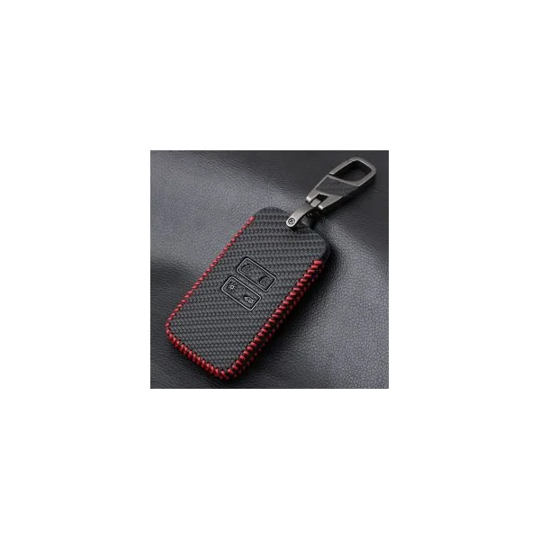 Renault Kadjar/ Koleos/ Megane IV - Leather key case with carbon fiber look