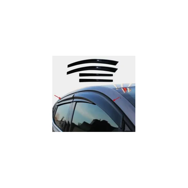 Renault Megane IV - Wind deflectors set front and rear