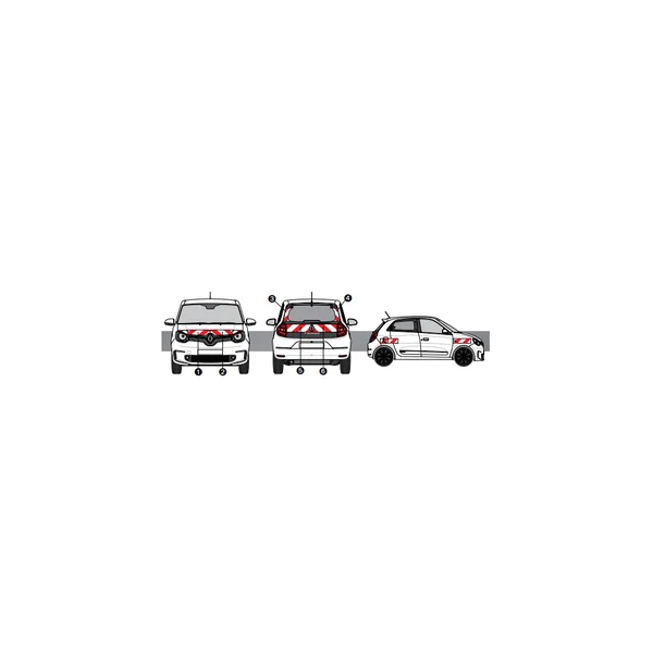 RENAULT TWINGO KIT BALISAGE