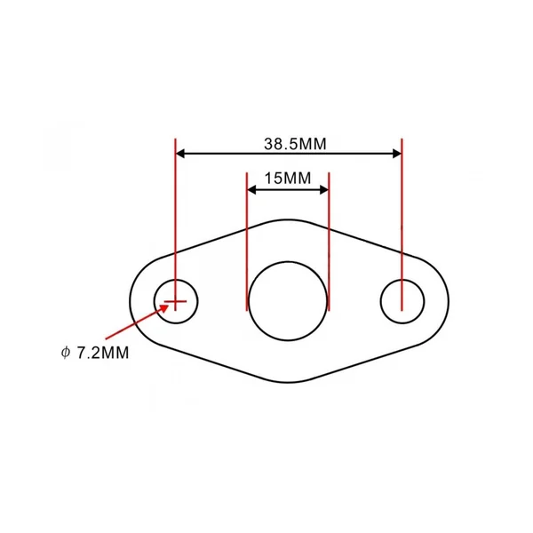 Retour d'huile turbo GT25R - GT28R - GT30R - GT35R série ball bearing