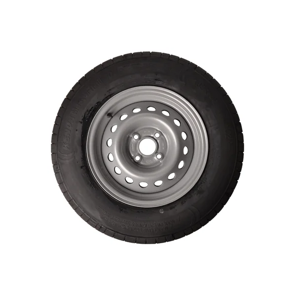Roue complète de remorque - 185R14C - entraxe : 4x100 - capacité de charge : 750 kg - diamètre du moyeu : 57 mm