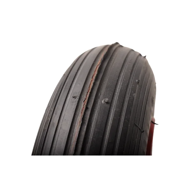 Roue de camion - 2.50-4 - bandage pneumatique et jante en plastique - charge maximale 75 kg - trou d'axe/diamètre de moyeu 20 mm - roulements à rouleaux inclus
