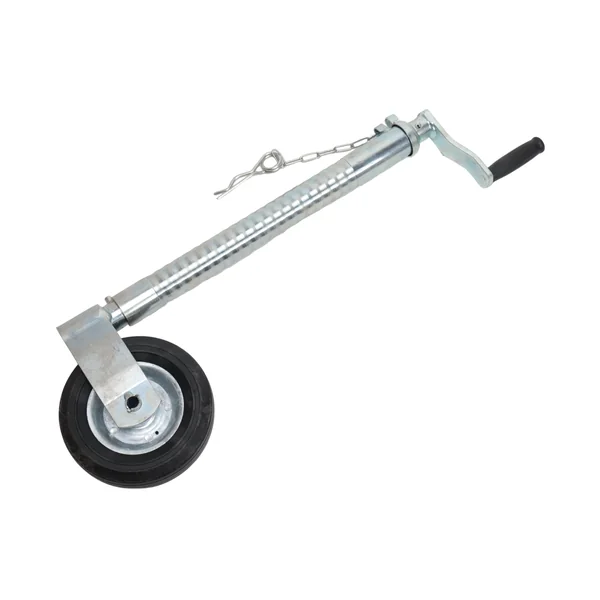 Roue de nez - 48 mm - striée - capacité de charge : 150 kg - jante en acier