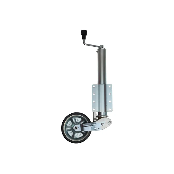 Roue jockey automatiquement repliable - 60 mm - capacité de charge : 250 kg - adaptée pour Hapert