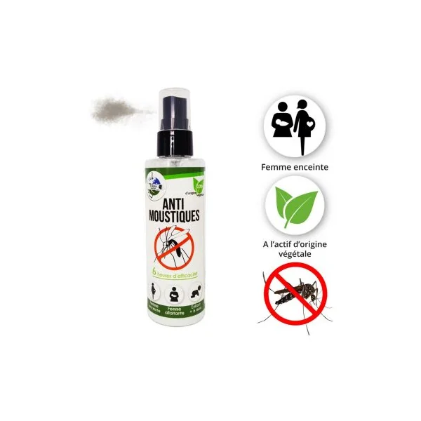 Répulsif moustique naturel pour femme enceinte 100ML