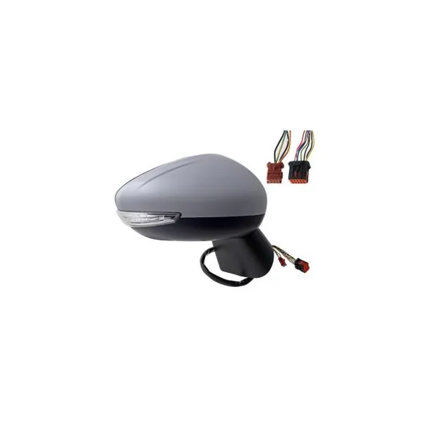 Rétroviseur droit pour CITROËN C3 AIRCROSS depuis 2021, électrique, rabattable électriquement, sonde, feu de courtoisie, Neuf à peindre